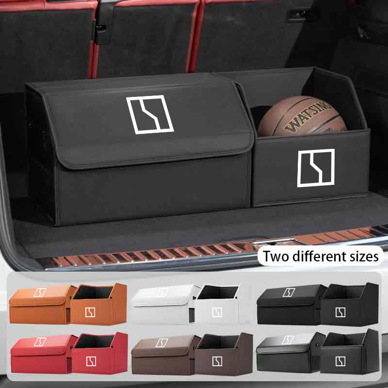Car Trunk Storage Box Organizer Foldable Stowing Tidying Container Bag For Zeekr X 7X Krypton MIX 009 007 001 007 009 2022 2023