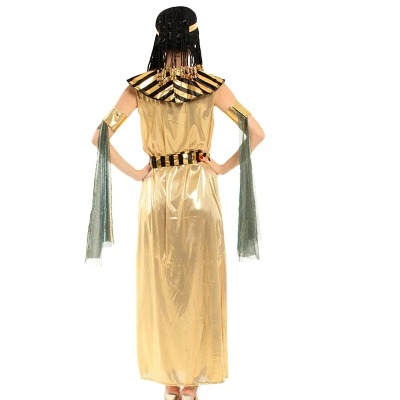 SN88 Ancient Egyptian King Pharaoh Halloween Goddess Cleopatra Cosplay Costume for boy and girl，kid Role Play Performace Out%#2@