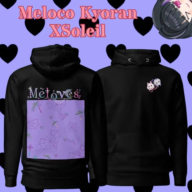 Meloco Kyoran Unisex Hoodie Nijisanji Xsoleil