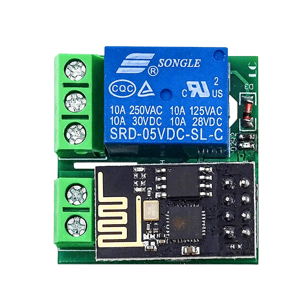 ESP8266 ESP-01/01S 1 channel WiFi relay module