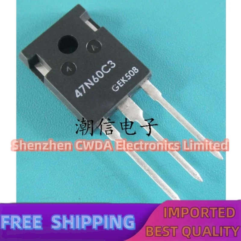 10PCS-20PCS  47N60C3 SPW47N60C3  47A 650V    In Stock Can Be Purchased