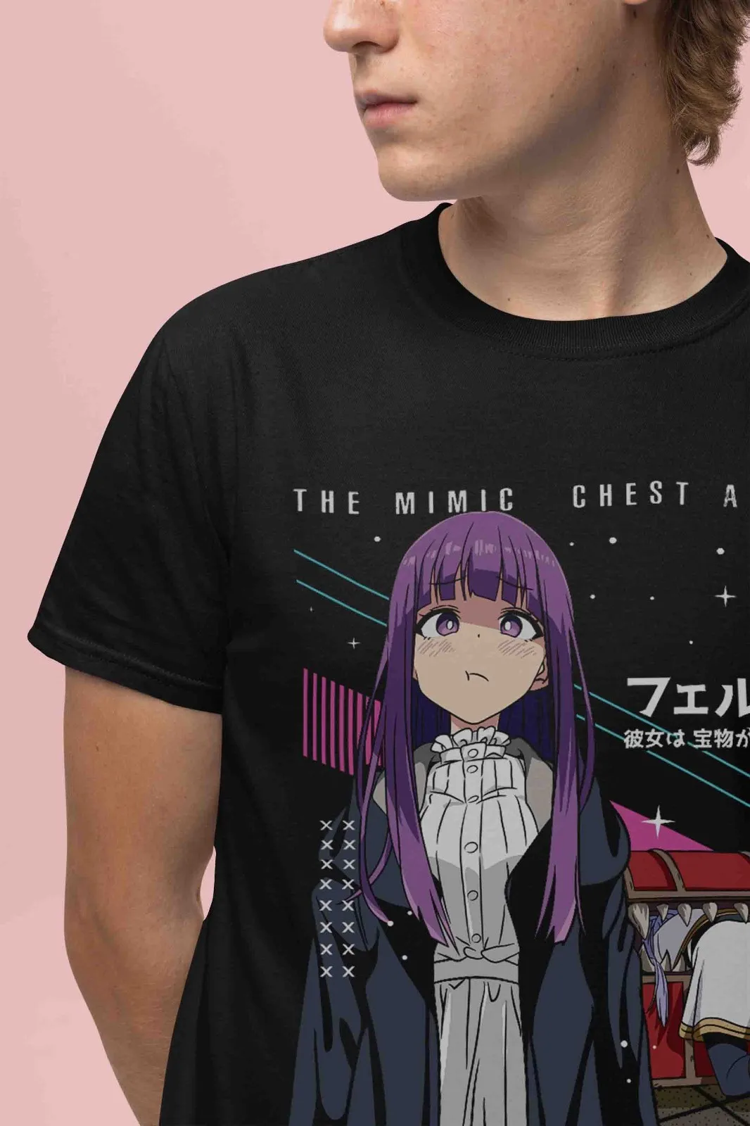 Frieren Shirt Fern Tshirt Stark T-Shirt Himmel Top Heiter Anime Unisex Waifu Tee