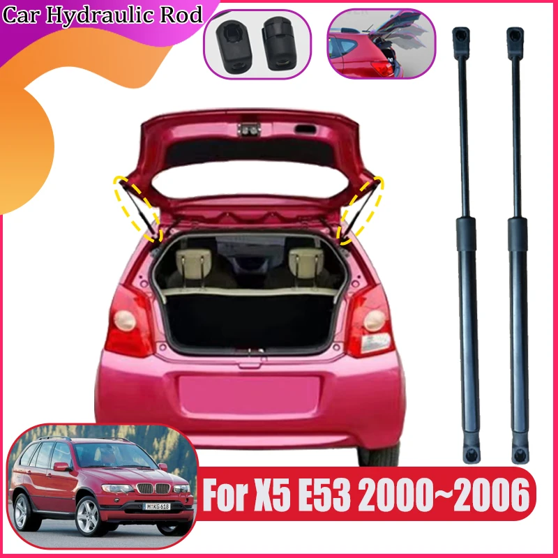 

For BMW X5 E53 2000~2006 2005 2004 Car Tail Gate Trunk Lift Strut Tailgate Boot Gas Spring Shock Hydraulic Rod Auto Accessories