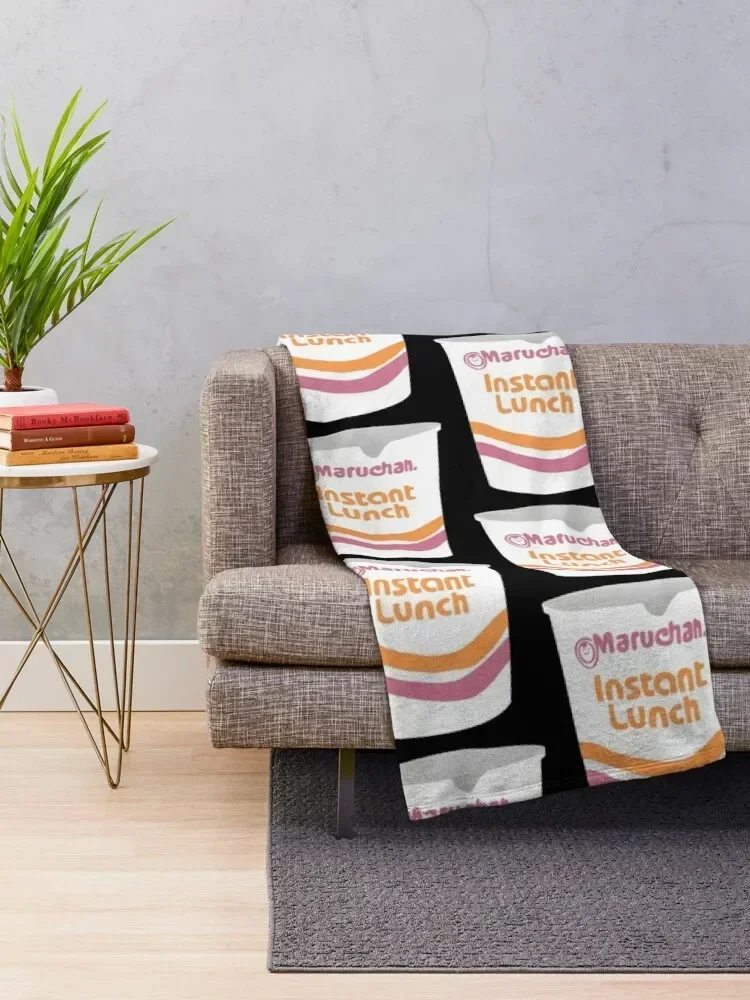 Maruchan Instant Lunch Ramen Throw Blanket Tourist Decorative Sofas Flannel Fabric Blankets