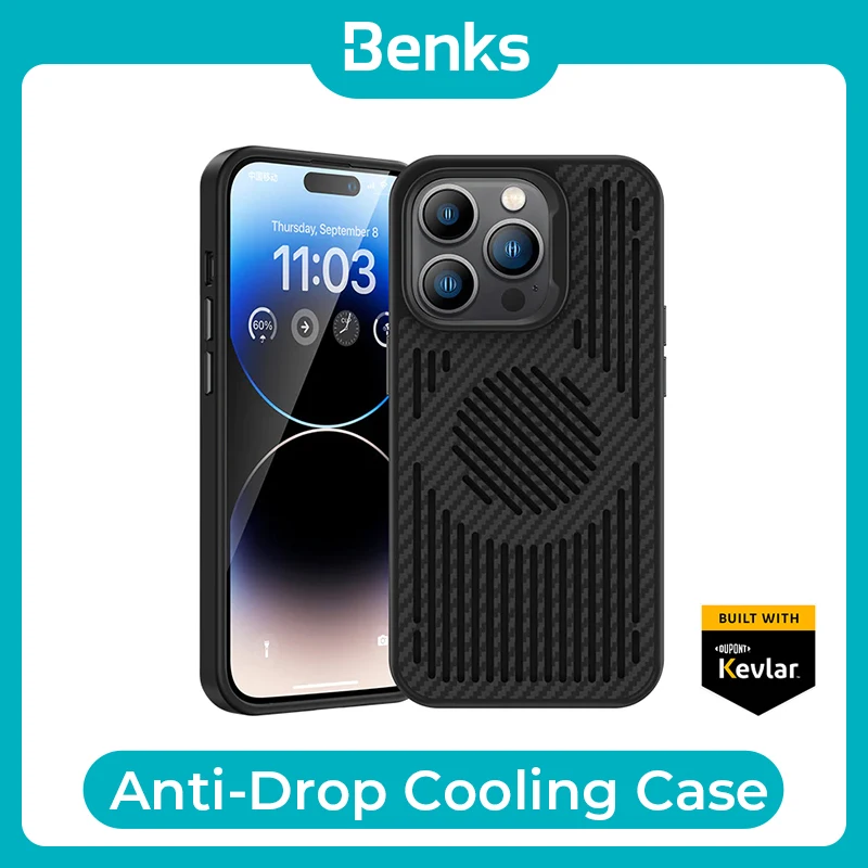 benks-magclap™-nova-hybrid-phone-case-for-iphone-14-pro-max-plus-all-inclusive-protection-cooling-shell-built-with-kevlar®-fiber
