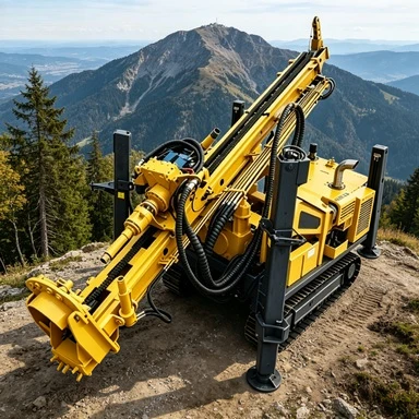 Hydraulic Drilling Machine Reverse Circulation Coring Drill Rig 500M RC Gas Lift Reverse Circulation Drilling Rig