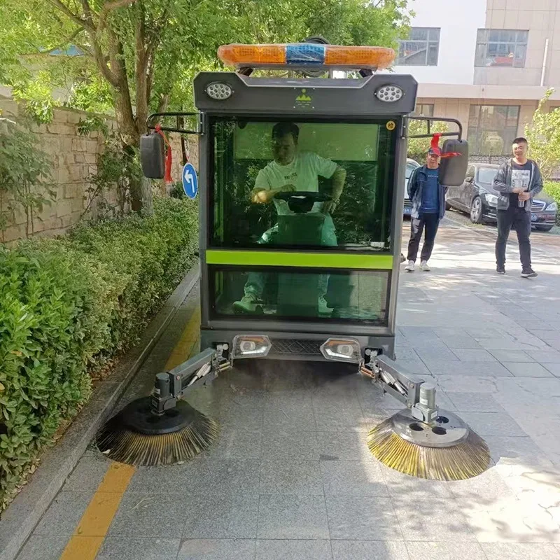 Electric Street Sweeper New Ride On Road Cleaning Motor Shopping Mall Industrial Scrubber Machine CIP