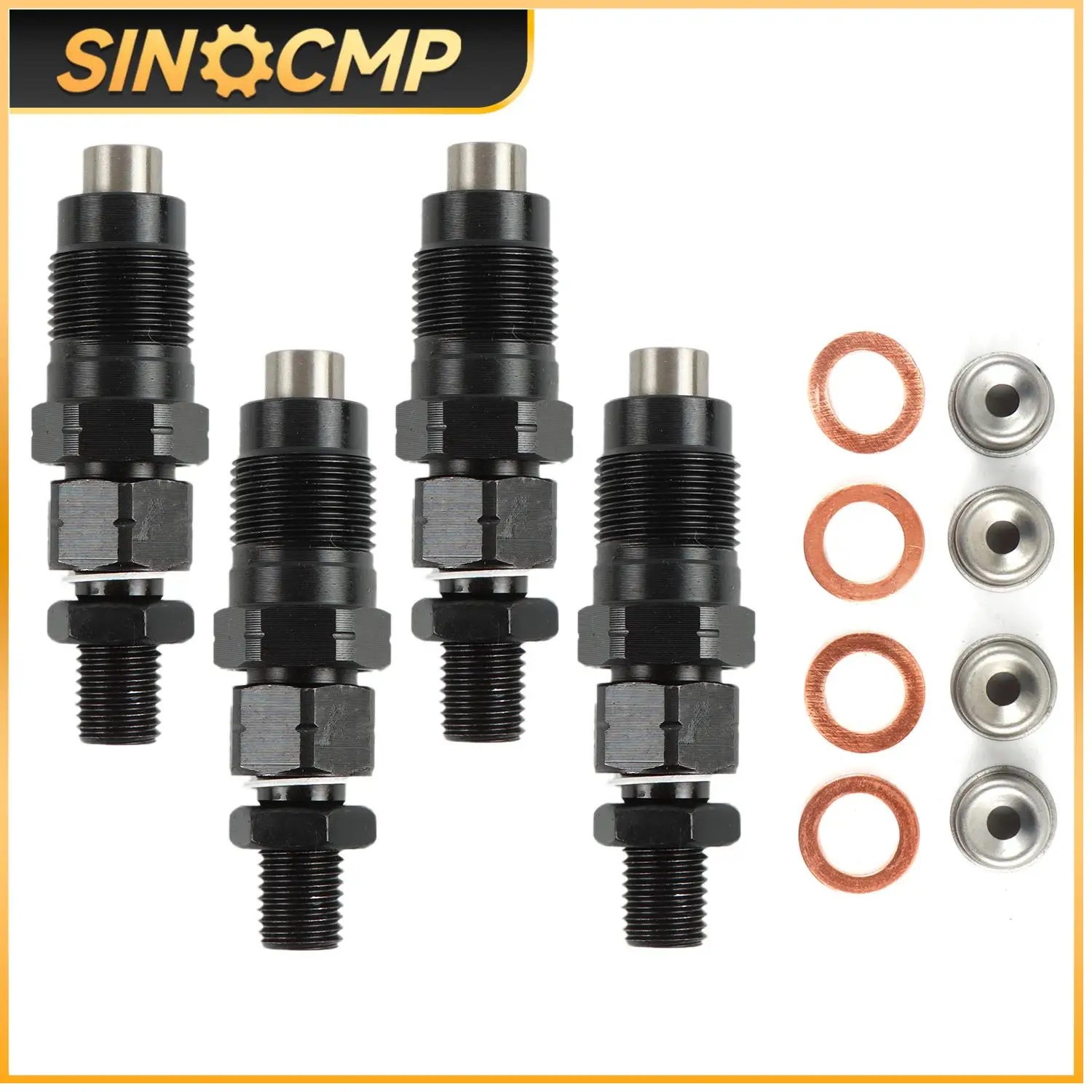 

4Pcs New Diesel Fuel Injectors Set For Toyota Hilux Surf Prado 1KZ-TE 3.0 L 093400-7040 Aftermarket Auto Professional Parts