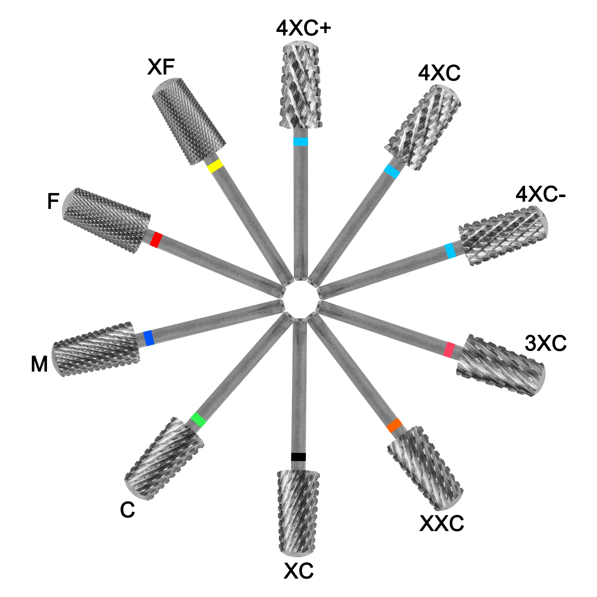 Rolinstar 6.6 grande redondo superior trapézio barril cônico segurança original fresa de carboneto de aço de tungstênio broca de prego