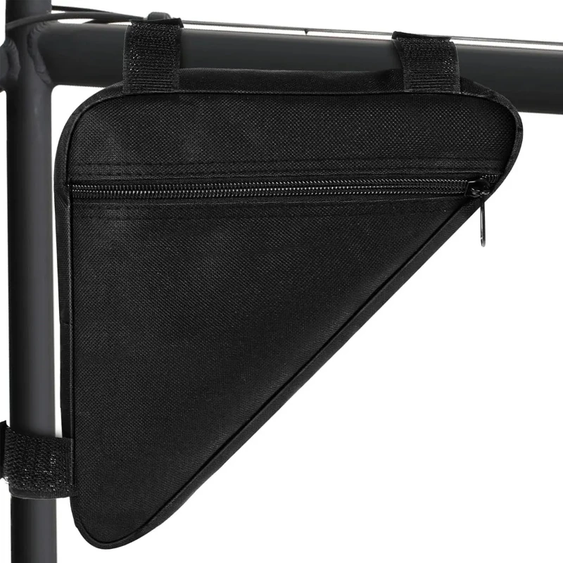 Sacos de armazenamento de ferramentas de bicicleta, tipo alça de sela triangular sacos de bicicleta, acessórios de bicicleta resistentes ao vento