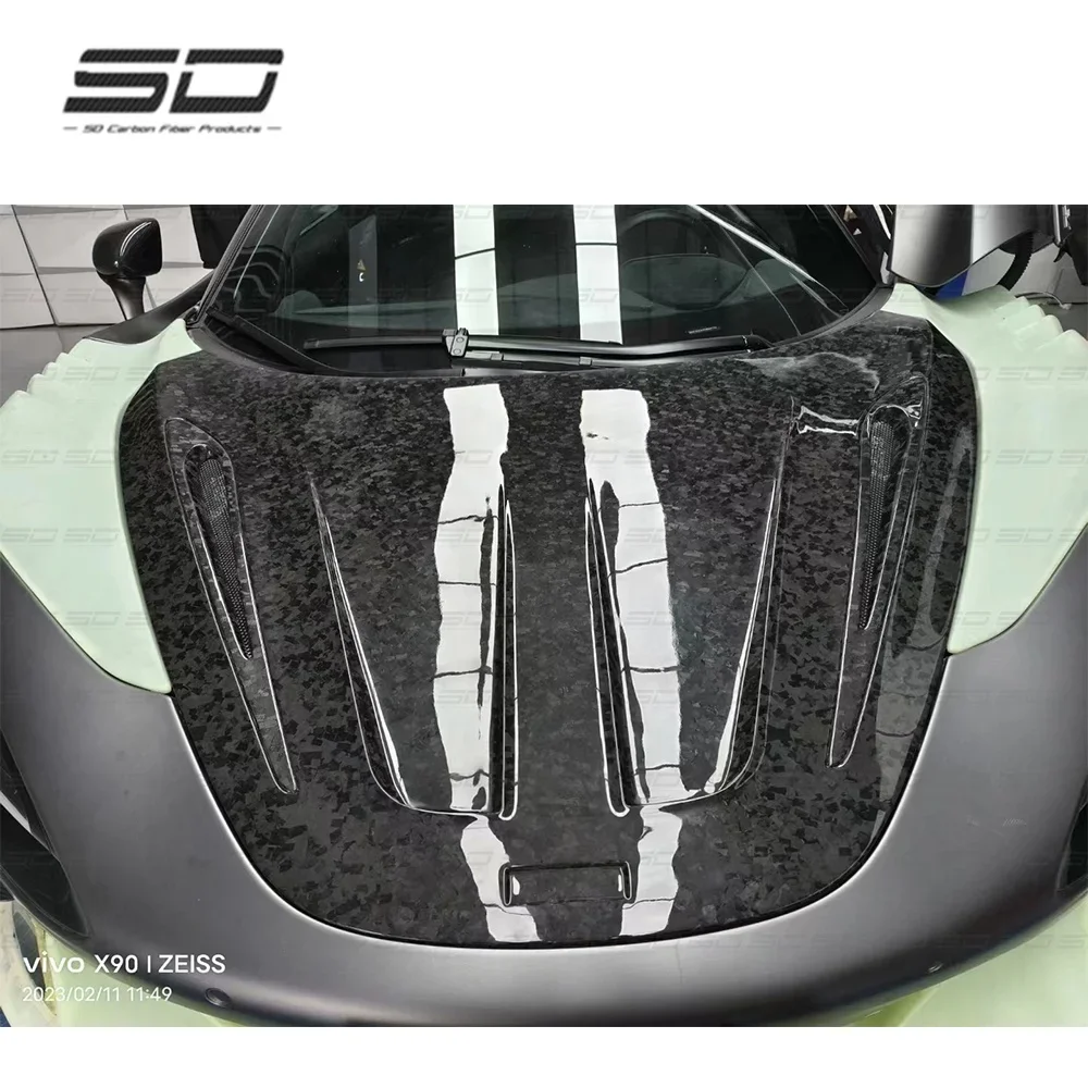 High Quality Forged Carbon Hood Bonnet For McLaren 720S M Style  Carbon Hood