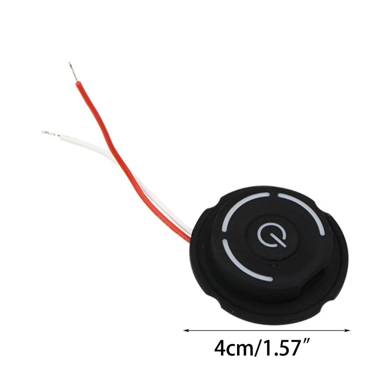 Type-C Integrated Temperature Control Switch Silicone Push Button Switch Easy to Install Surfaces Mount Button Switch M4YD