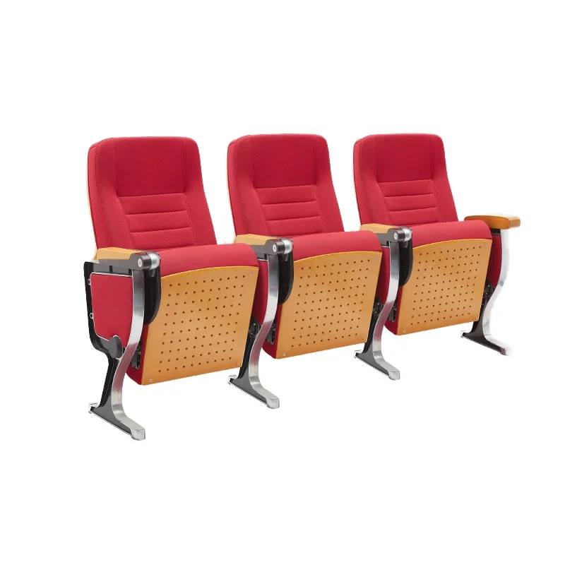 

Auditorium Theater Furniture Conference Room Lecture Hall Seats with Cup Holder Cinema Chairs by Manufacturer Stock