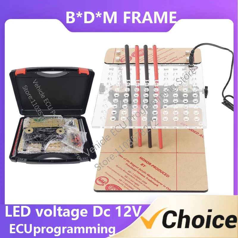 

22 адаптера BDM Полный комплект инструментов настройки чипов BDM Framework KTAG KESS System Adapter LED ECU RAMP, с 4 ручками - зондами Online Framework Support Truck, до 140 инструментов ECU