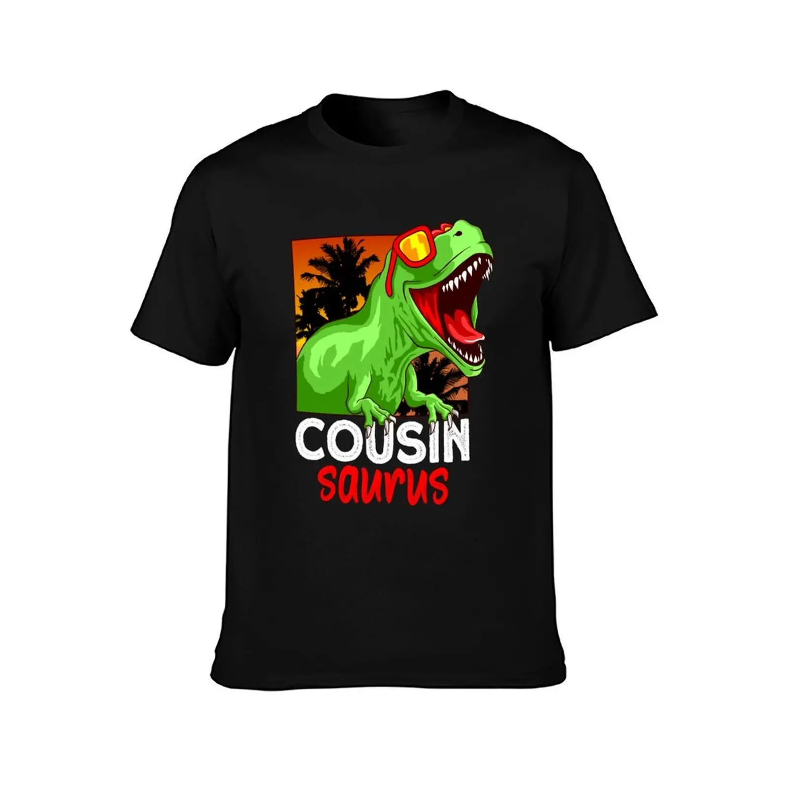 Matching Family tyrannosaurus rex Gift cosuinsaurus T-Shirt Athletic Fit Sports Short Sleeve Top T-Shirt