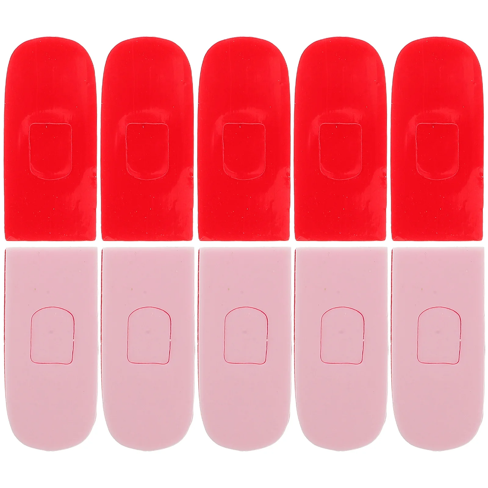 

20 Pcs Presser Foot Sticker Overlock Machine Pad Sewing Plastic Replacement Adhesive for