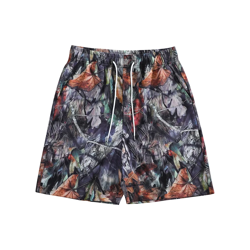 

Summer casual personality sports shorts New 3d camouflage printing men's shorts fashion loose drawstring style five trousers