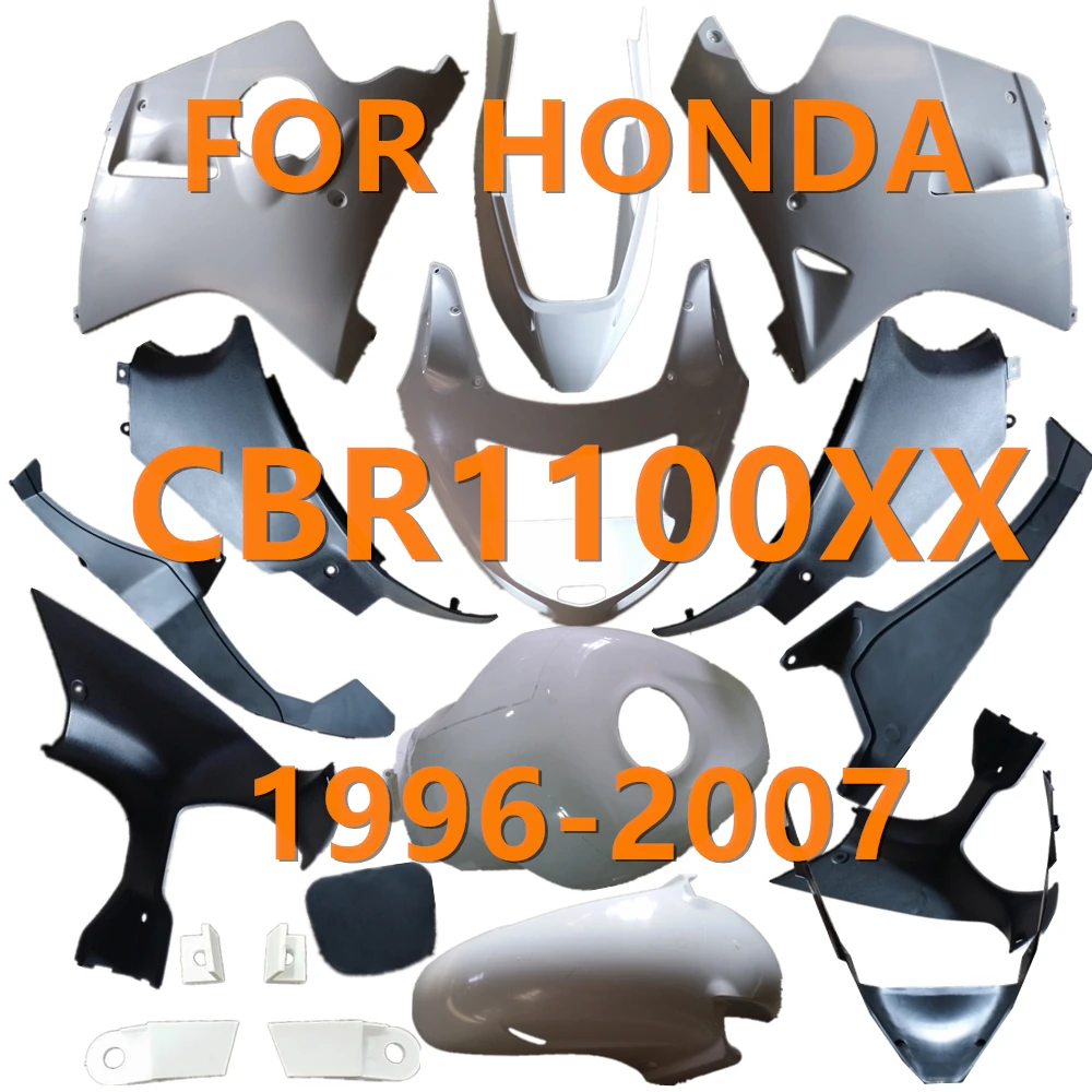 For Honda CBR1100XX CBR 1100 XX 1100XX 1996 1997 1998 1999-2007 ABS Fairing Parts Plastic Unpainted Components Molding Bodywork