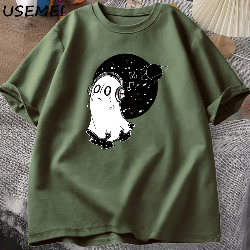 

Napstablook Undertale T-shirt Men Women Cotton Short Sleeve Tshirt Summer Harajuku Men Clothing O Neck Top Oversized Streetwear