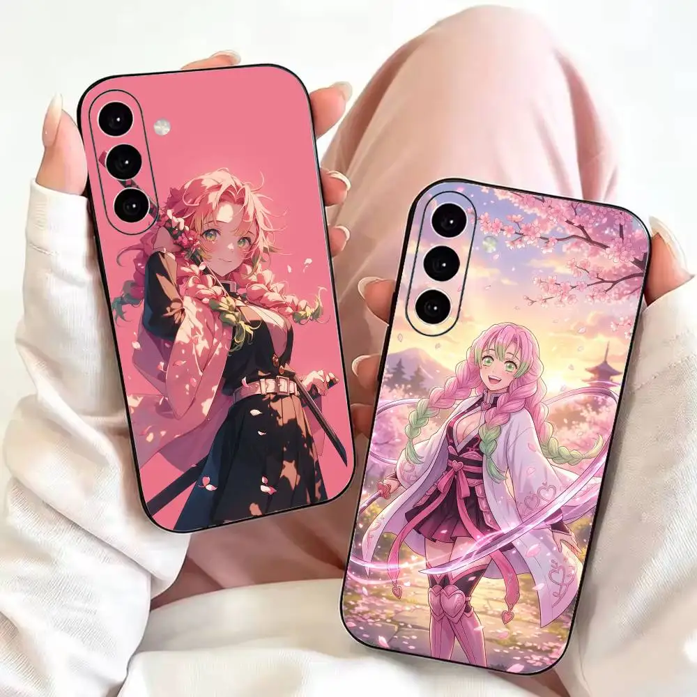 Anime K-anroji M-Mitsuri Phone Case Black Silicone Soft For Samsung Galaxy A73,A72,A71,A70,A53,A52,A51