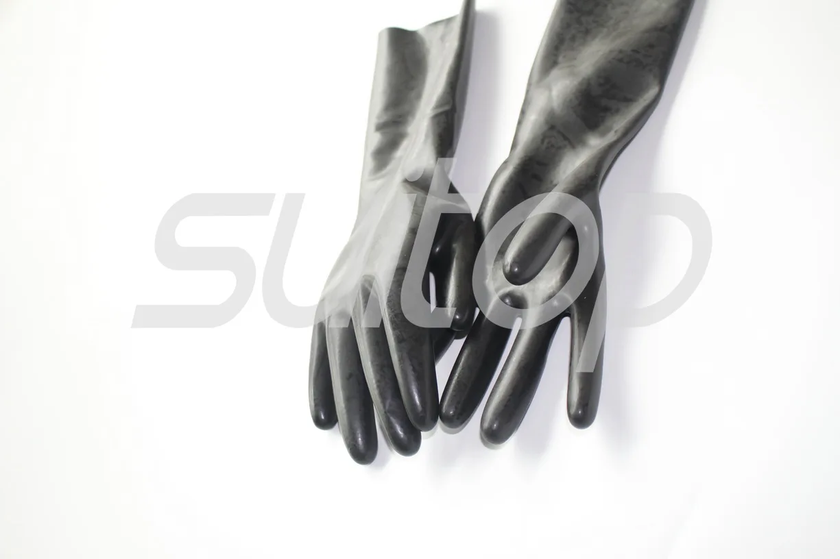 

Короткие перчатки из латексной резины Suitop