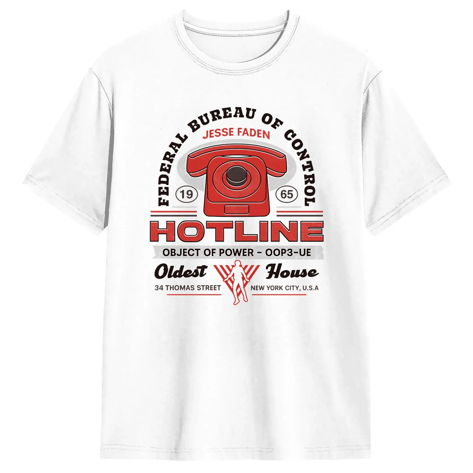 Men Jesse Faden Hotline Vintage T Shirts Alan Wake Cotton Tops Summer Y2K Funny Short Sleeves T-Shirt O Neck Trending Tee Shirt