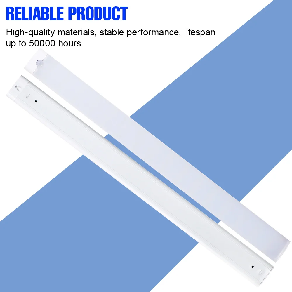 LED Under Cabinet Light Motion Sensor 3Colors Stepless Dimming Wireless USB Rechargeable Closet Wardrobe Kitchen Desk Night Lamp