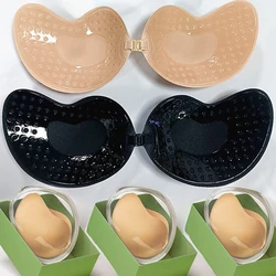 Reusable Silicone Nipple Cover Self Adhesive Invisible Push Up Bra Pasties Stickers Mango Breast Strapless Bras Women Underware