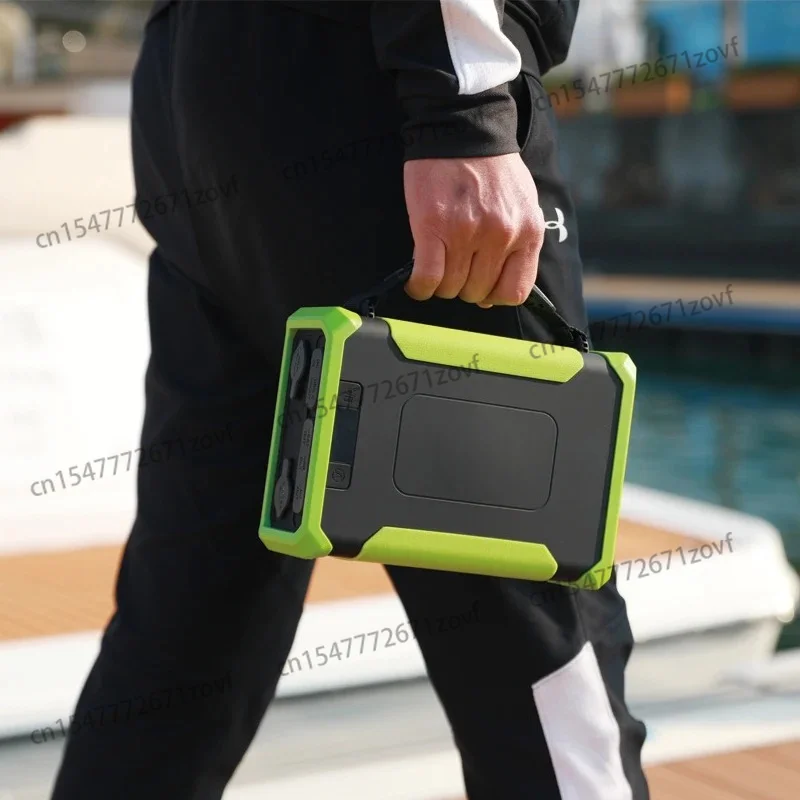 Large capacity 12v mobile power supply portable car refrigerator 12V 24V battery pack mini car refrigerator