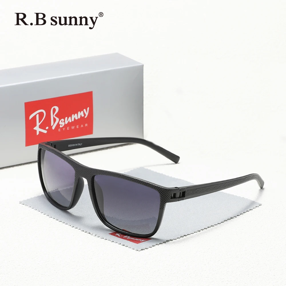 الرجال النساء النظارات الشمسية الكلاسيكية خفيفة المضادة للوهج إطار مربع الذكور نظارات UV400 القيادة السفر نظارات