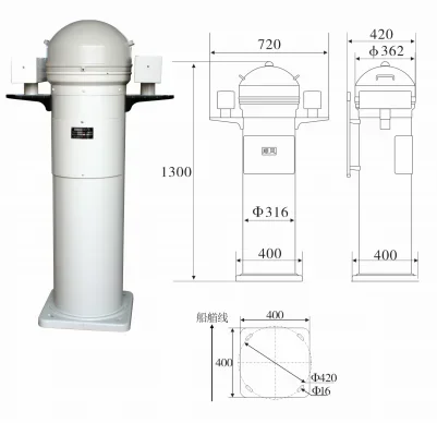 SZGCC Marine CPL-190 Vertical Magnetic Compass
