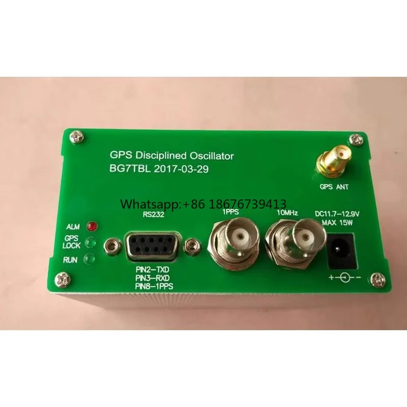 GPSDO-10MHz Disciplined Oscillator DO Clock (Square Wave Version) with Output