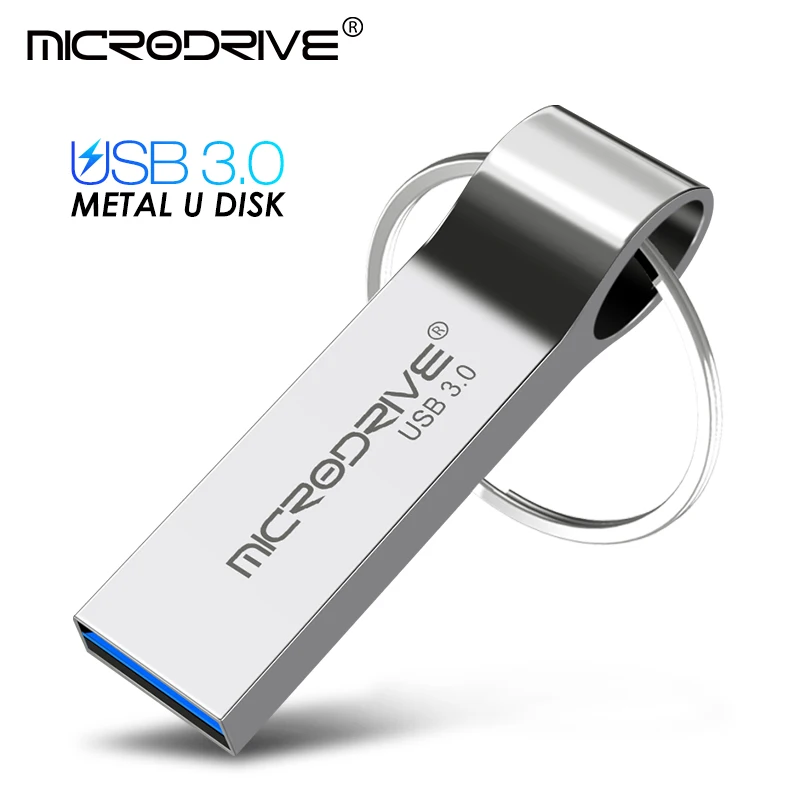 Memoria flash USB 3.0 de metal, 128GB, 64GB, 32GB, memoria USB de alta velocidad, USB3.0 Stick Cle, memoria USB