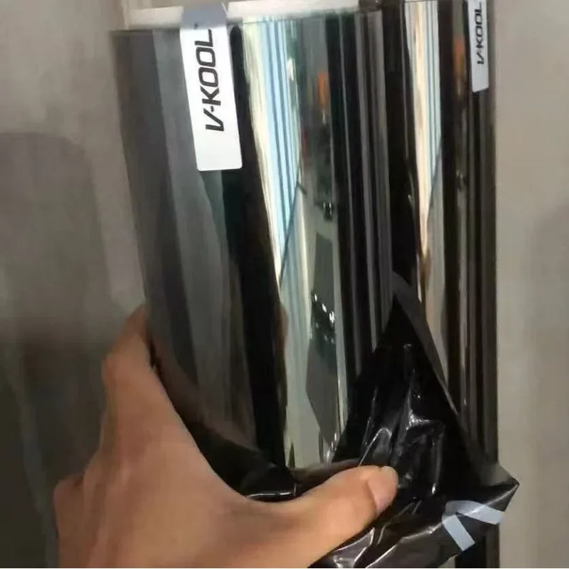 V-KOOL K35 K15 رفض الحرارة العالية 99% UV حماية سيارة فيلم PET 78% IR كتلة نانو السيراميك الحرس الشمسي مكافحة تحطم للسيارات