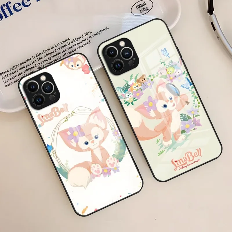 Disney Lena Belle Phone Case For IPhone 14 Pro Max 15 12 11 13 Mini X XR XS 8 7 6 Plus SE 2020 Tempered Glass Back Cover