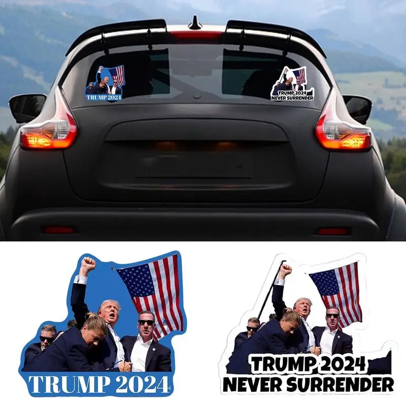 President Car Stickers Waterproof Truck Stickers 10pcs Decals Waterproof President 2024 Stickers For Cars