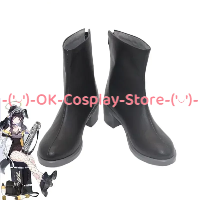 

Game Blue Archive Nekozuka Hibiki Cosplay Shoes Halloween Carnival Boots PU Shoes Cosplay Props Custom Made