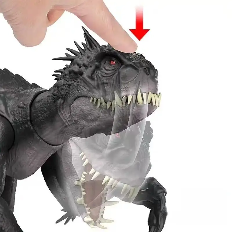 โมเดลไดโนเสาร์จำลองแบบโต้ตอบขนาดใหญ่ ไทแรนโนซอรัส แมงป่อง พร้อมเสียงประกอบจากภาพยนตร์จูราสสิค เวิลด์ ของเล่นเด็กผู้ชาย