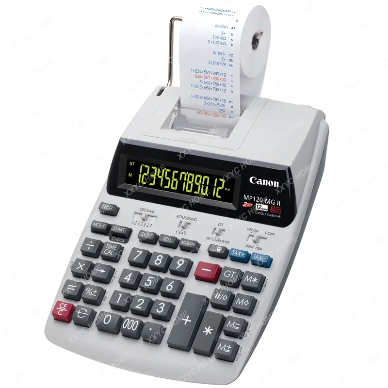 MP-120MG Business Printing Calculator Financial Financial Printing Calculator Two-color Printer Type