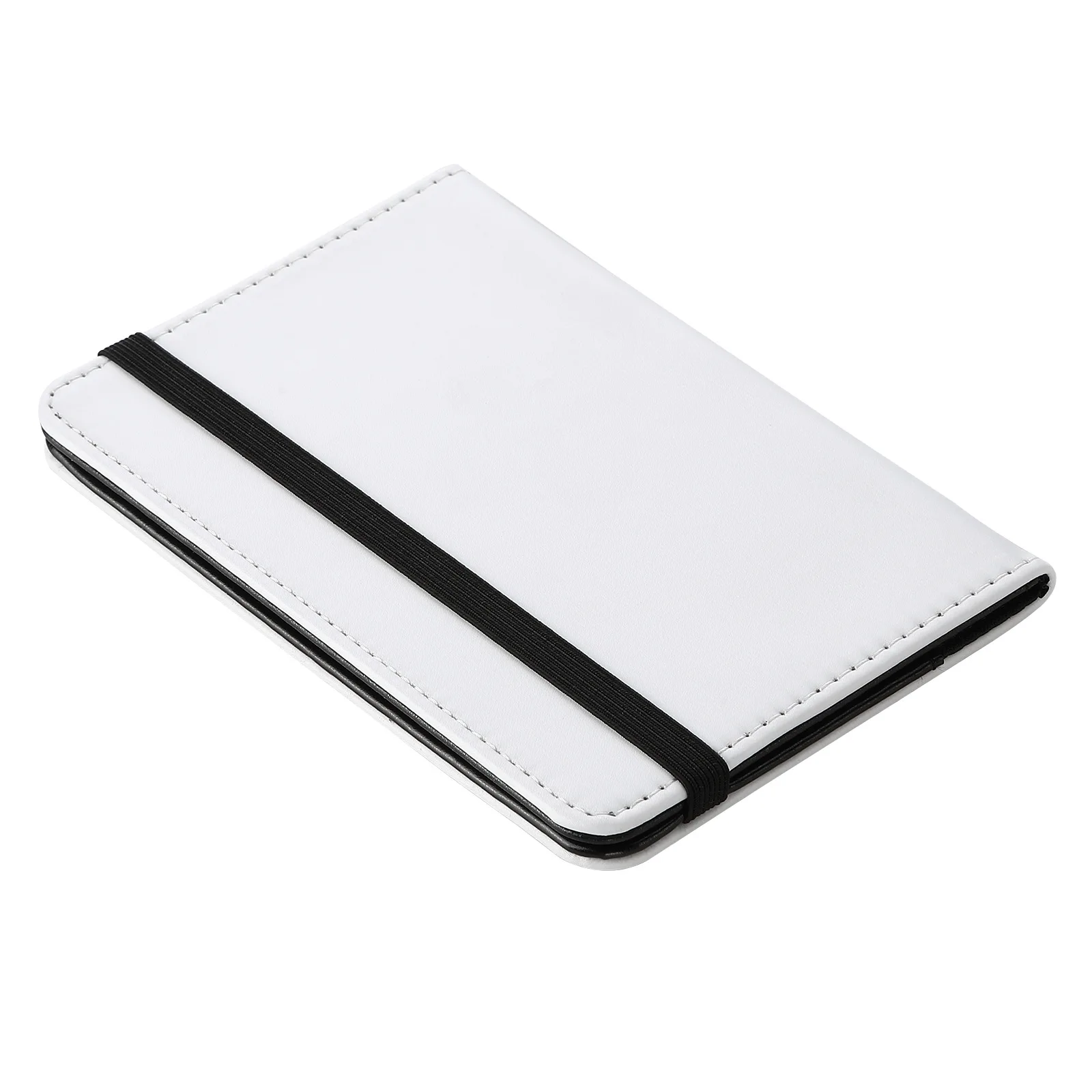 Fashion PU Leather Business ID Card Credit Sublimation Blanks Passport Holder For DIY Logo Photo Printing