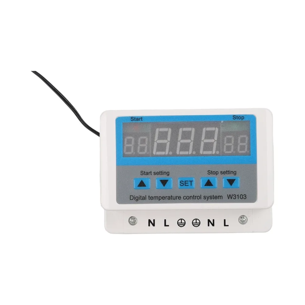Temperature Controller W3103 with Built in Calibration Function 30A Relay Output for Industrial Temperature Regulation