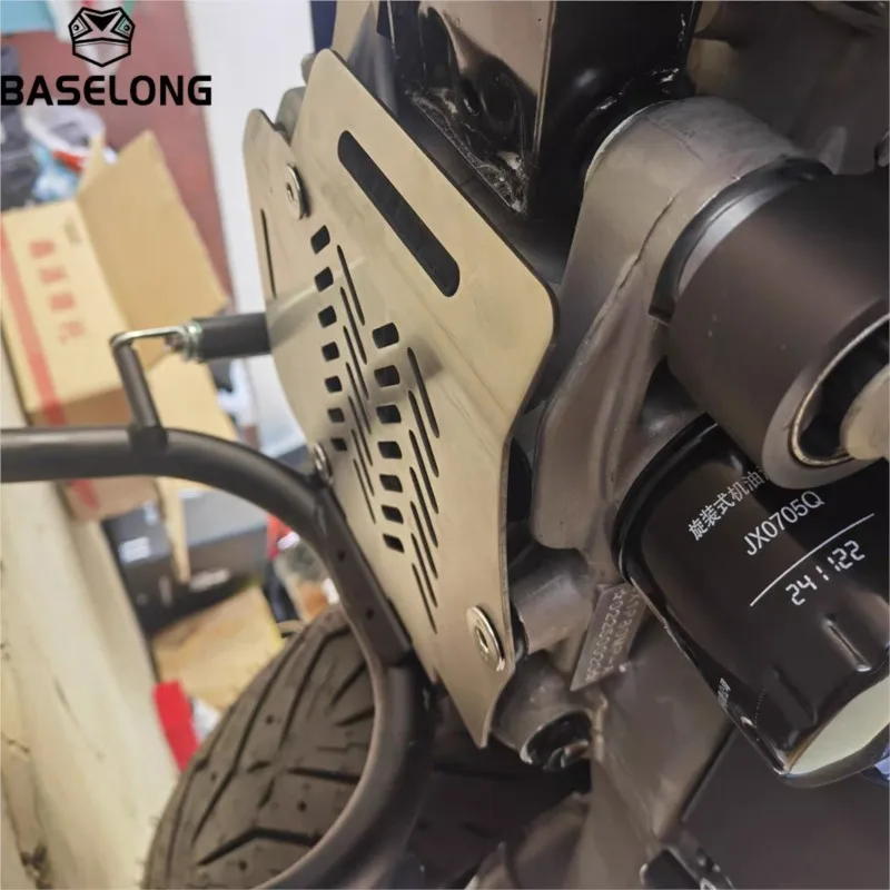 For BMW C400GT C400X 2018-2025 Motorcycle Engine Guard Front Skid Plate Low Engine Guards Covers Protector For Voge 350 SR4 MAX
