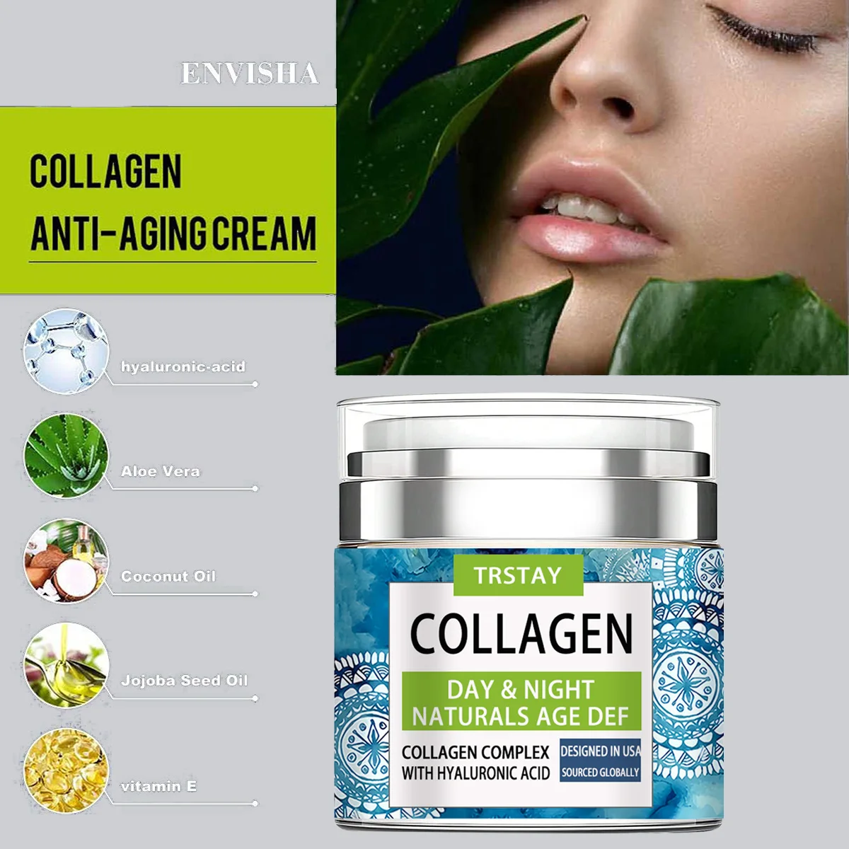 TRSTAY COLLAGEN DAY & NIGHT NATURALS AGE DEF COLLAGEN COMPLEX WITH HYALURONIC ACID