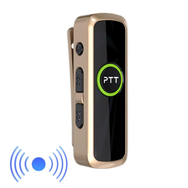 Mini Walkie Talkie Handsfree Clip Two Way Radios Handsfree Speaker Two Way Earpiece Radio Portable Clip Clear Earpiece Sound