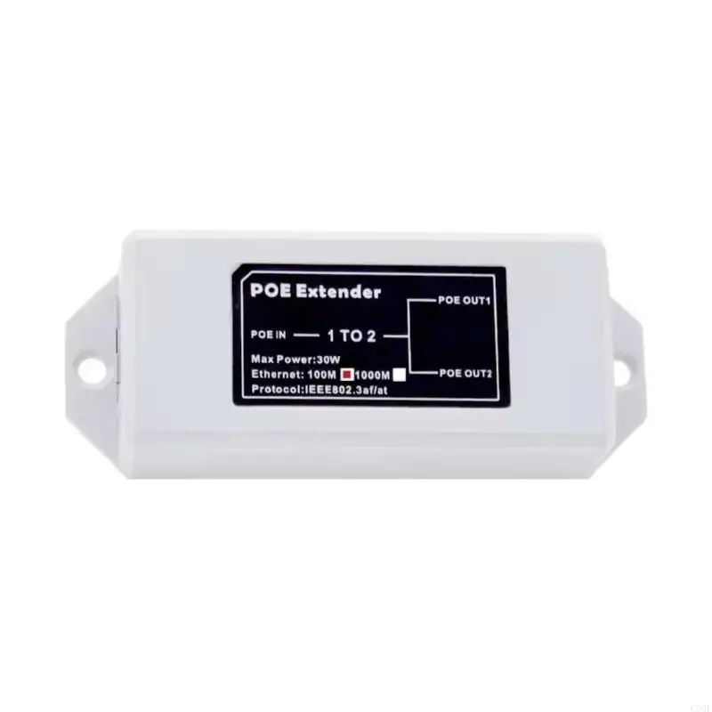C90F Ethernet Poe Extender 100 Мбит / с 30 Вт RJ45 Степные сетевые ретрансляции.