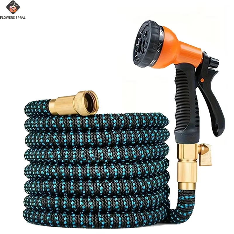 Scalable Garden Watering Hose, High-Pressure Car Wash Water Gun, American Standard 3/4 Thread, Garden Irrigation Tool