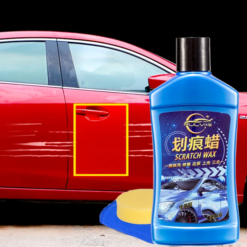 Scratch Wax 300ML Scratch Deep Repair Liquid Car Paint Polishing Black & White All Colors