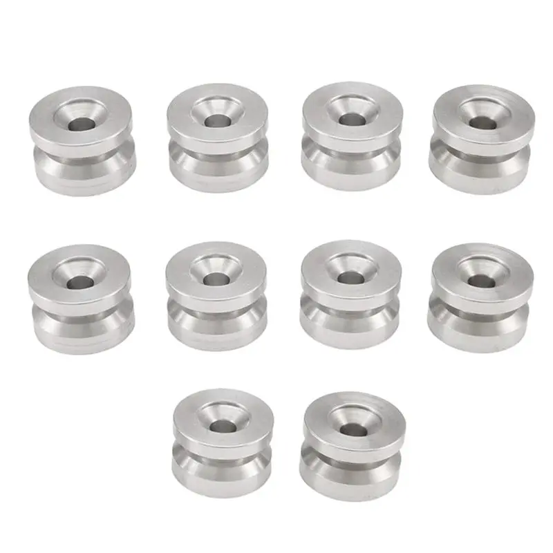 ABQB-60PCS Motorcycle Tail Box Quick Release Base Pad Aluminum Alloy Tail Box Buckle Pad Motorcycle Universal Accessories