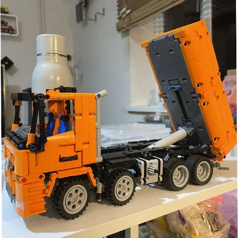 

MOC-71452 Классический новый самосвал, модель строительного блока, 964 шт., креативная детская игрушка на день рождения и Рождество для мальчиков в подарок