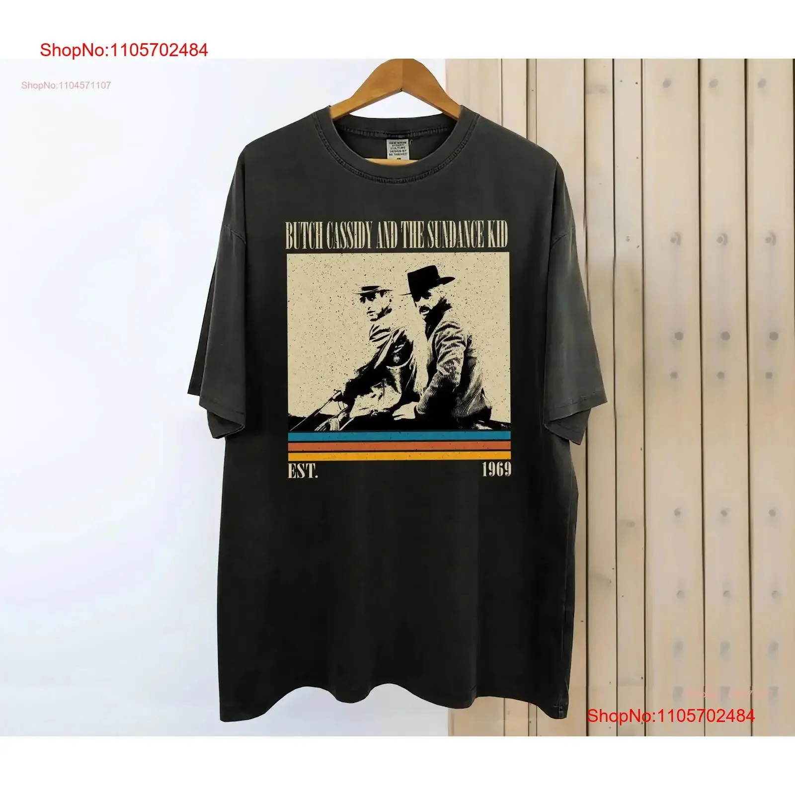 Butch Cassidy and the Sundance Kid T Shirt Movie Vintage Retro Classic s for him vintage Washed Top For Everyday Wear graphic